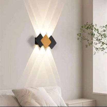 Applique murale twin noire