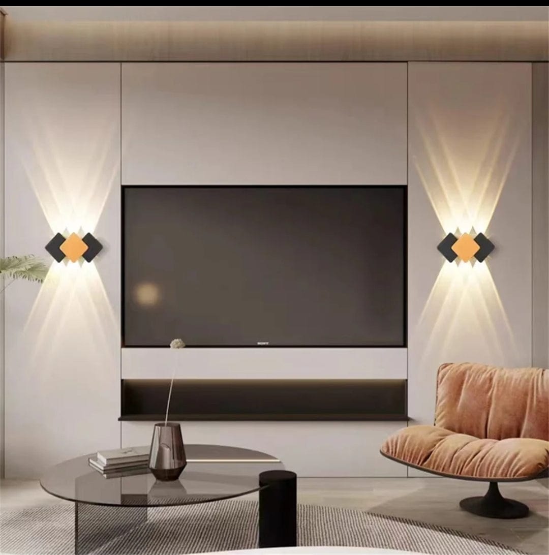 Applique murale twin noire
