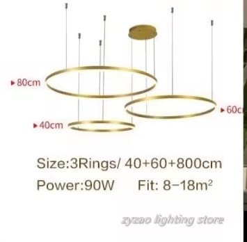 LUSTRE 3 CERCLES SP